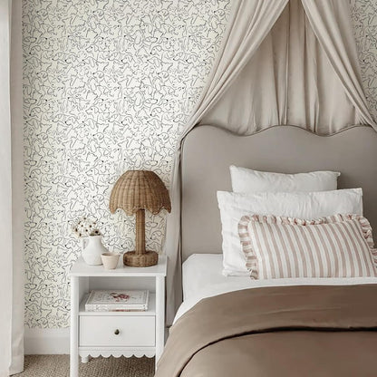 Heroad Boho Peel and Stick Wallpaper Beige Renter Friendly Wall Paper Peel and Stick Modern Contact Paper Neutral Geometric Wallpaper for Bedroom Bathroom Cabinets Decor Vinyl Waterproof 17.3"x78.7"