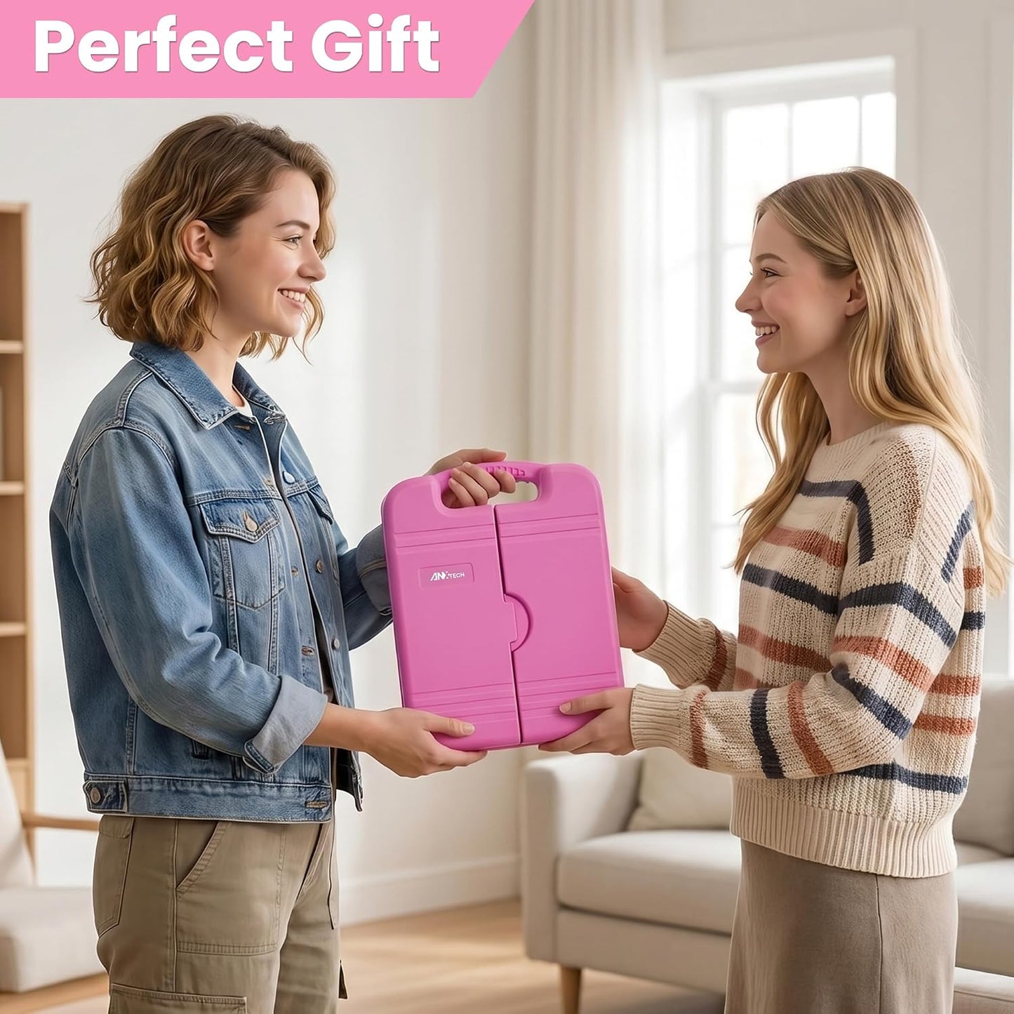 Pink Tool Set for Women 136-Piece Small Tool Kit for Home Repairs | Household Toolbox Storage for Girl, Portable Hand Tool Kit for Home, Car Repair, Perfect Gift for Ladies