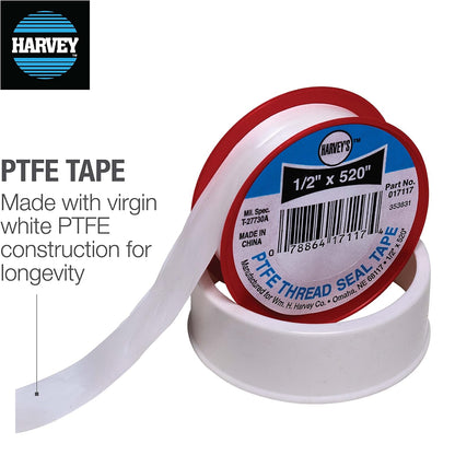 William H.Harvey Co. 017072-500 017072B-500 Seal Tape, 260 x 1/2"