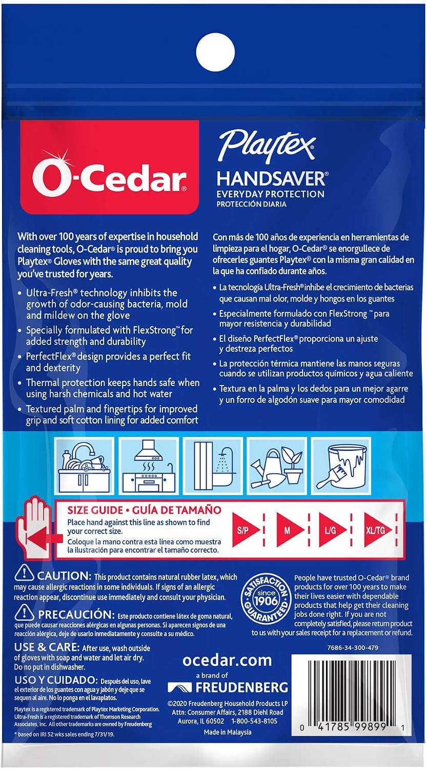 Playtex HandSaver Gloves: XL