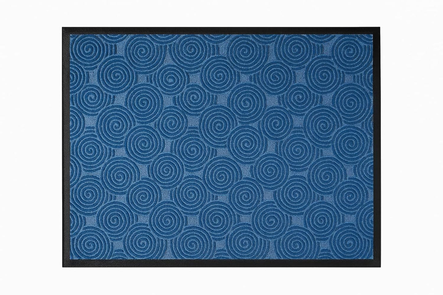 Guardian WGS020304 2' x 3' Indoor/Outdoor Wiper Scraper Floor Mat, Water Guard Spiral Pattern, Rubber Reinforced Ridges Withstand High Traffic, Charcoal