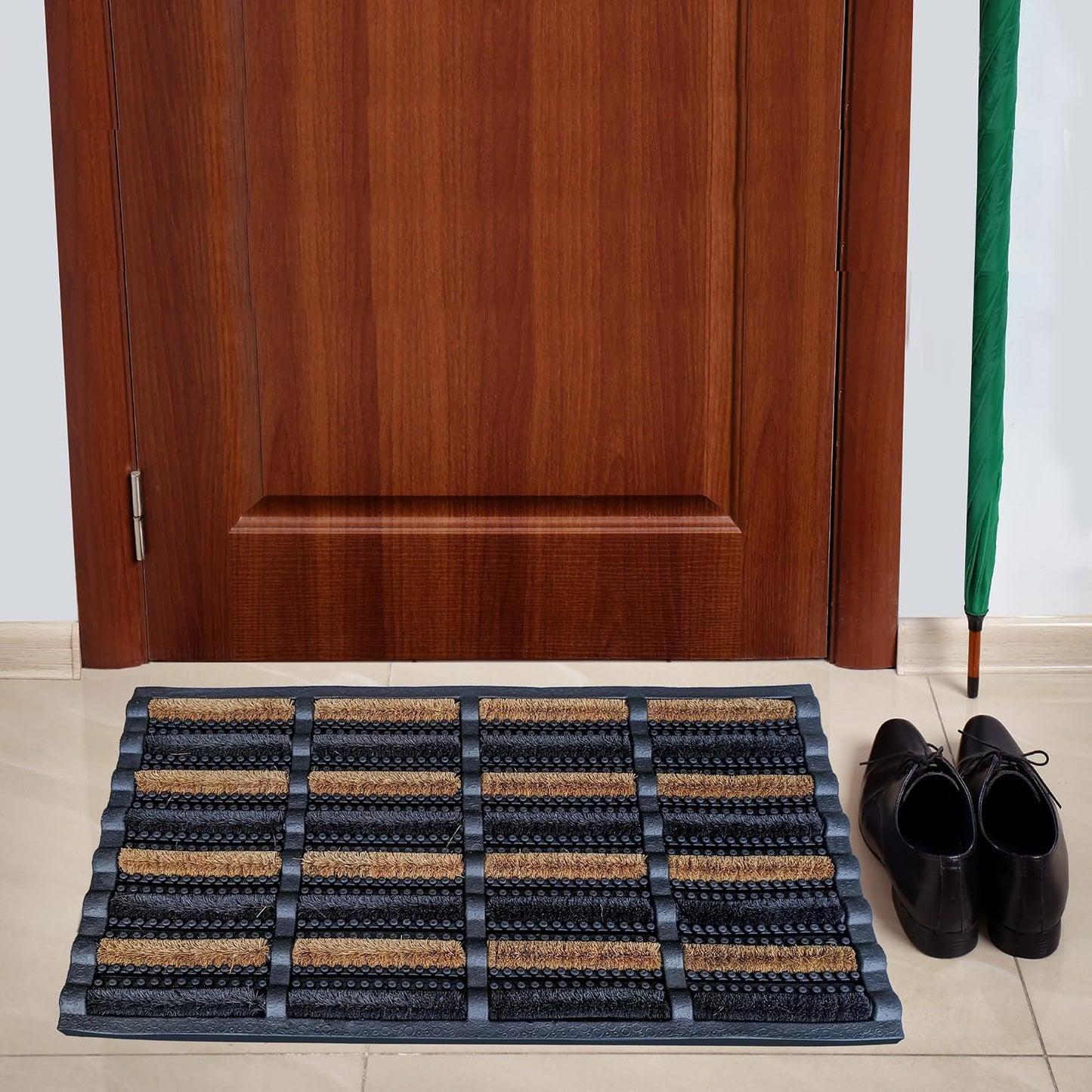 FOOTMATTERS Ninamar Mud Scrubber Tray Mat – 24 x 16 inch