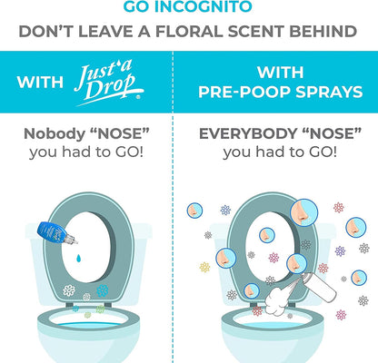 Prelam Just a Drop Odor Eliminator - Before You Go Toilet Freshener - Deodorizer Odor Eliminator - Toilet Bowl Freshener - Refreshing Spring - 0.5 oz
