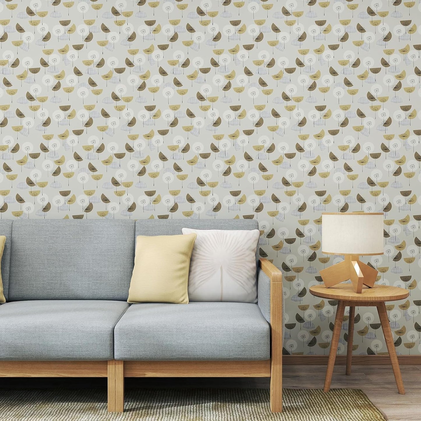 Kitico Modern Peel and Stick Wallpaper, Scandinavian Self Adhesive Removable Contact Paper for Bedroom, Bathroom, Kitchen and Furniture Renter Friendly Wall Paper 17" x 80"
