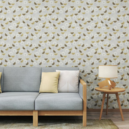 Kitico Modern Peel and Stick Wallpaper, Scandinavian Self Adhesive Removable Contact Paper for Bedroom, Bathroom, Kitchen and Furniture Renter Friendly Wall Paper 17" x 80"