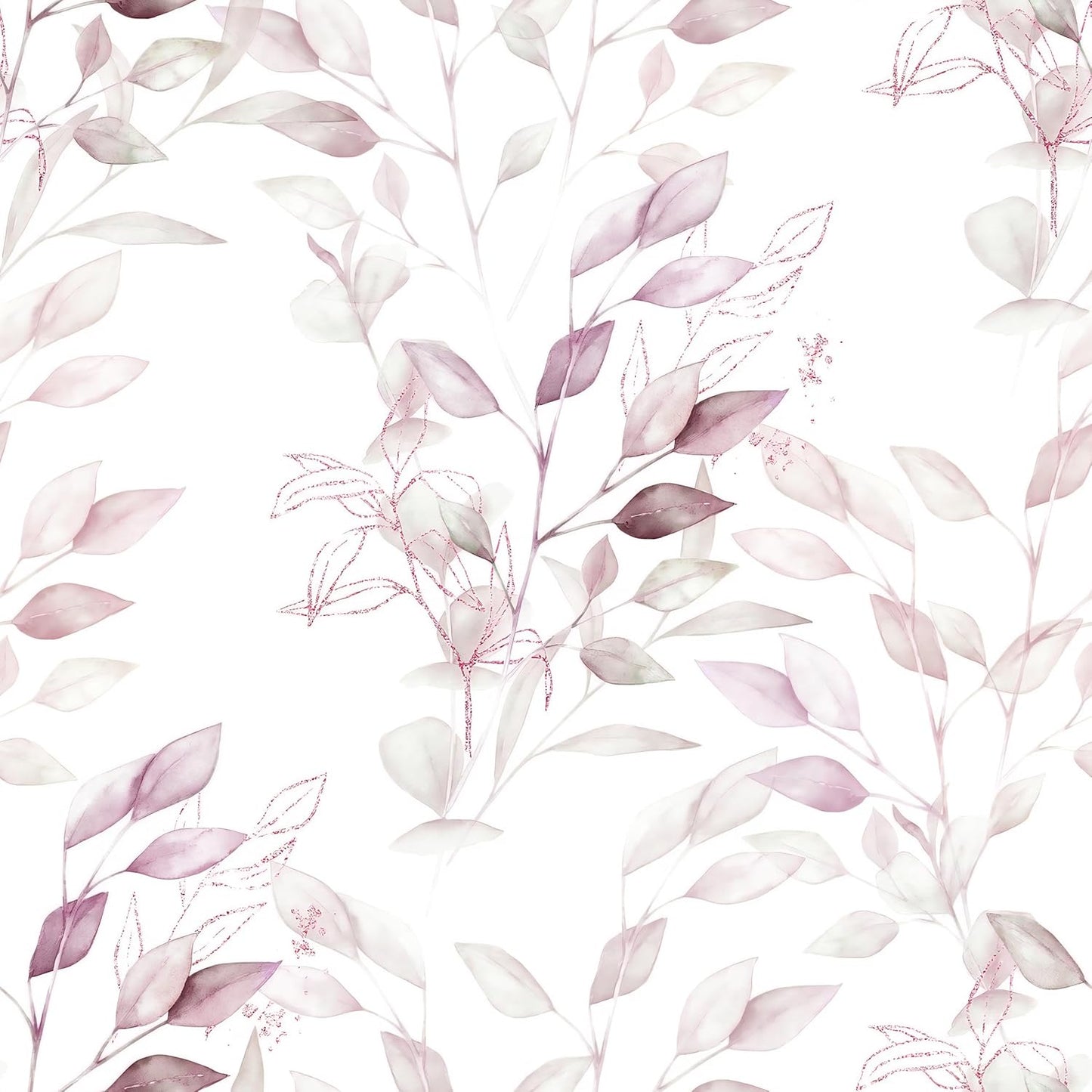 HeloHo Peel and Stick Wallpaper Blue Floral Leaf Wall Paper Self Adhesive Removable Thicken Waterproof Contact Paper for Bathroom Bedroom Living Room Decor Renter Friendly Wallpaper 15.35" X 78.7"
