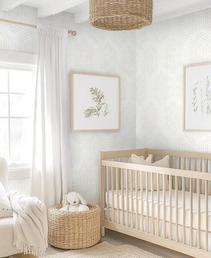 Heroad Boho Peel and Stick Wallpaper Beige Renter Friendly Wall Paper Peel and Stick Modern Contact Paper Neutral Geometric Wallpaper for Bedroom Bathroom Cabinets Decor Vinyl Waterproof 17.3"x78.7"