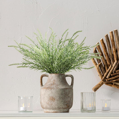 Ceramic Vase Set of 3, Modern Decorative Vases for Home Decor, Small Flower Pottery Vase Sets, Boho Farmhouse Rustic Vases for Living Room, Kitchen, Bedroom, Bathroom, Shelf, Table
