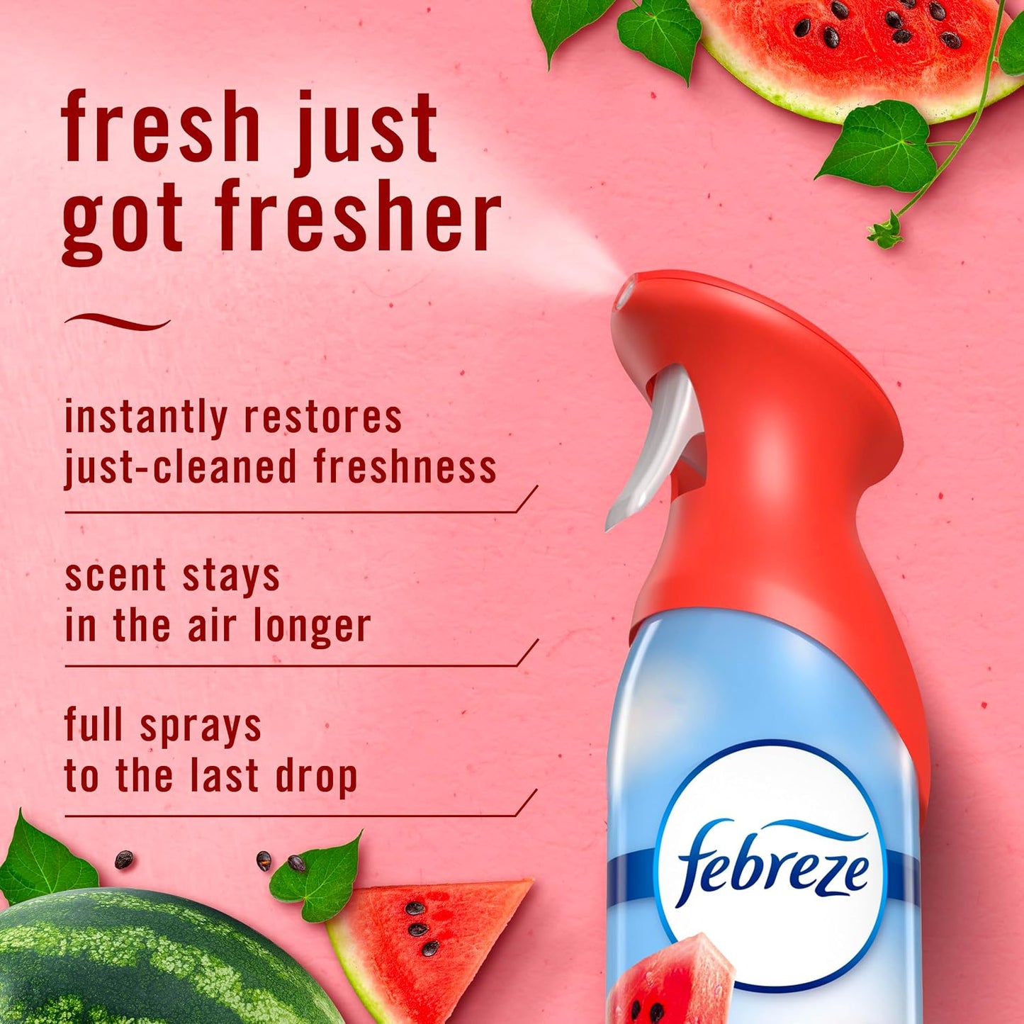 Febreze Air Mist, Air Freshener Spray, Odor Fighting Room Spray, Deodorizer for Home Bathroom Kitchen Office Apartment Dorm Room Classroom, Linen & Sky Scent, 8.1oz (Pack of 2)