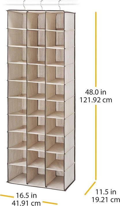 Whitmor Hanging Shoe Shelves - Crosshatch Gray