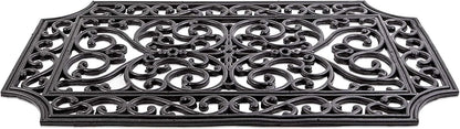 DII Rubber Doormats Collection All Weather, 18x30, Lattice
