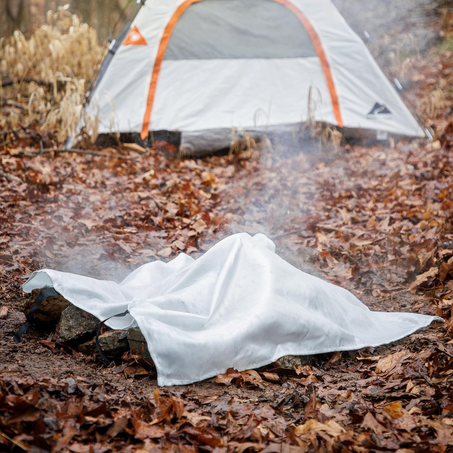 Fire Guardian Emergency Fire Blanket for Small Area Fires, 40" x 40" Woven Fiberglass Emergency Blanket, Provides up to 900°F Heat Resistance, Suitable for Small Area Home & Kitchen Fires