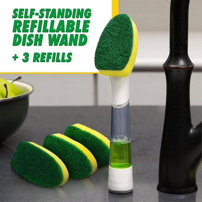 Libman Heavy Duty Scrub Brush Kit | Cleaning Brushes for Household Use | Tub Scrubber | Easy Grip Scrub Brush | Big Job Kitchen Brush | Dual Sided Tile & Grout Brush | 3 Different Brushes Included