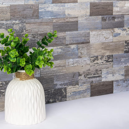 Art3d 10-Pack Peel and Stick Wall Tile for Backsplash, Stick on Stone Tile for Kitchen Bathroom Fireplace Vanitity in Stone Beige