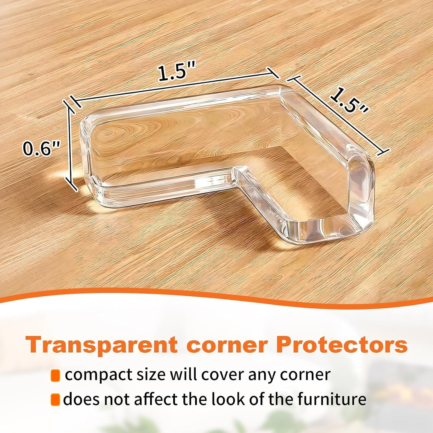 Edge Protector Baby Proofing Corner Protectors Silicone Desk Edge Cushion Child Safety Edge Covers Bumper for Table, Cabinets, Crib, 13ft x 1.2 Inch Edge Protector Strip with 4 Pack Corner Guards