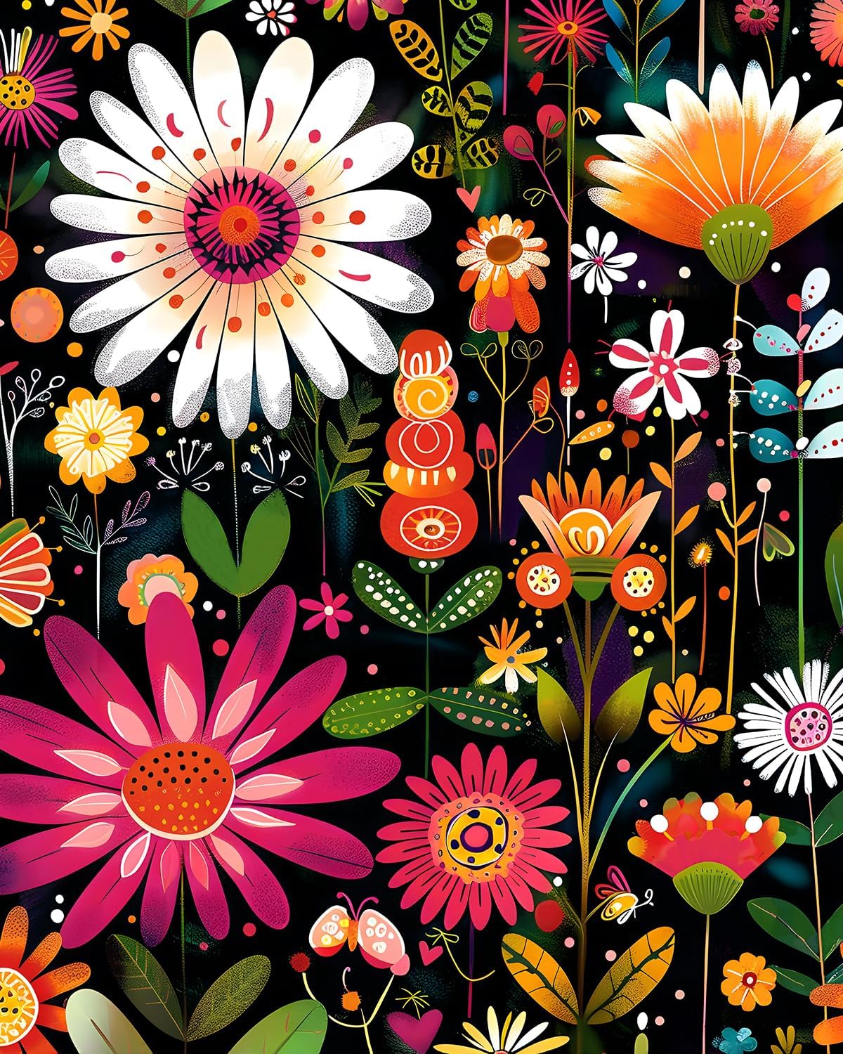 BOKEBEVE Watercolour Floral Peel and Stick Wallpaper Boho Vibrant Contact Paper Renter Friendly Wall Paper for Countertop Cabinet Wall Shelf Liner Removable Blue Colorful 17.5 x 118In