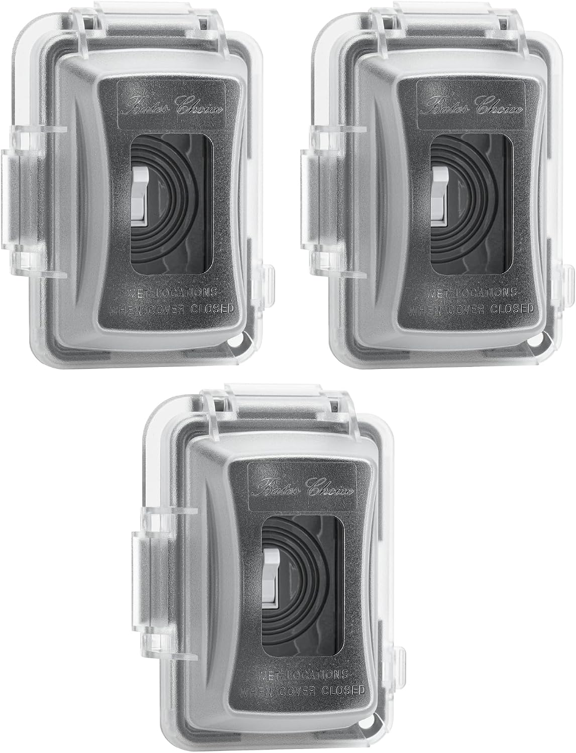 Bates- Weatherproof Electrical Outlet Cover, 1-Gang Outdoor Plug Cover | For Protection Against Rain Dust & Outdoor Use
