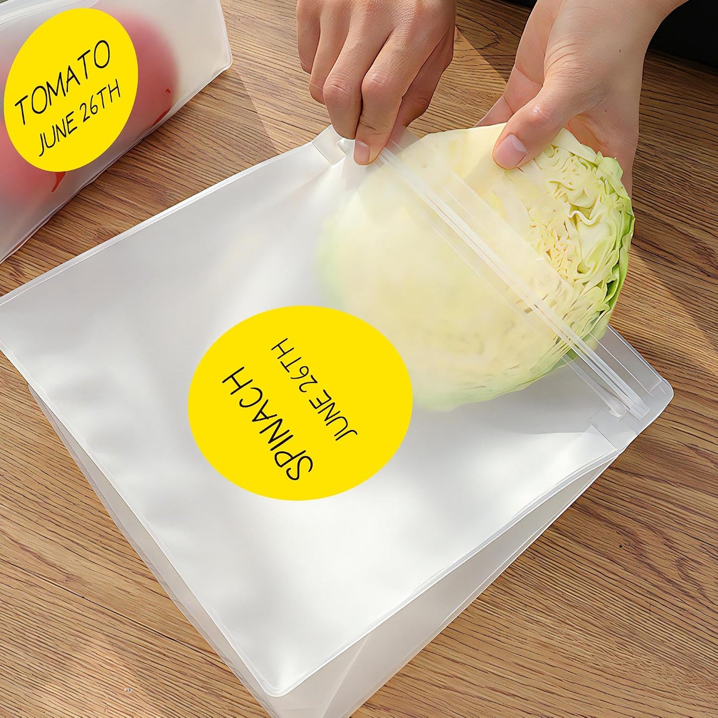 3 Inch White Color Code Dot Stickers,500 PCS Round Labels Stickers in Dispenser Box for Organization, Inventory,Classroom