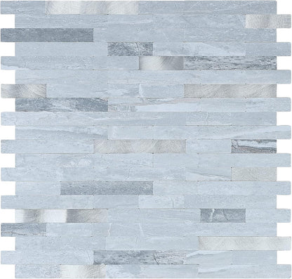 Midcard 10 Sheets Peel and Stick Backsplash PVC Wall Tile,for Kitchen Backsplash