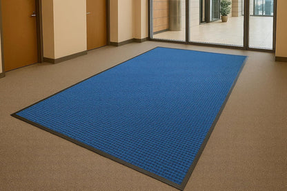 Guardian WaterGuard Indoor/Outdoor Wiper Scraper Floor Mat, Rubber/Nylon, 3'x4', Grey