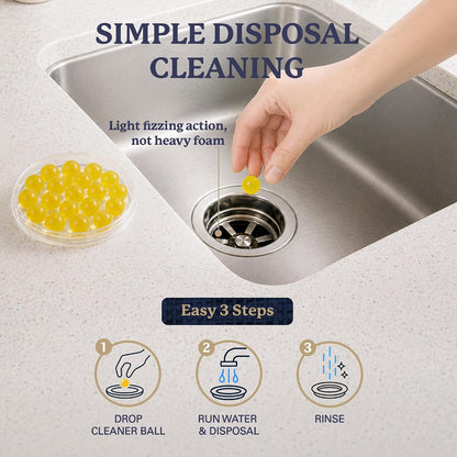 Farberware Garbage Disposal Cleaner Tablets – Disposal Cleaner and Deodorizer for Kitchen Sink Drain, Citrus Garbage Disposal Deodorizer, Sink Disposal Cleaner, 20 Count