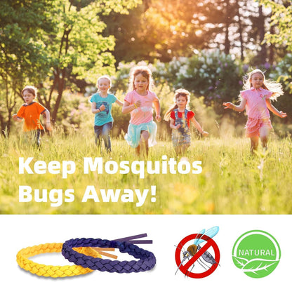 BuggyBands 24 Pack Mosquito Repellent Bracelets for Adults & Kids, DEET-Free, Individually Wrapped, Adjustable PU Leather Bug Repellent Wrist Bands