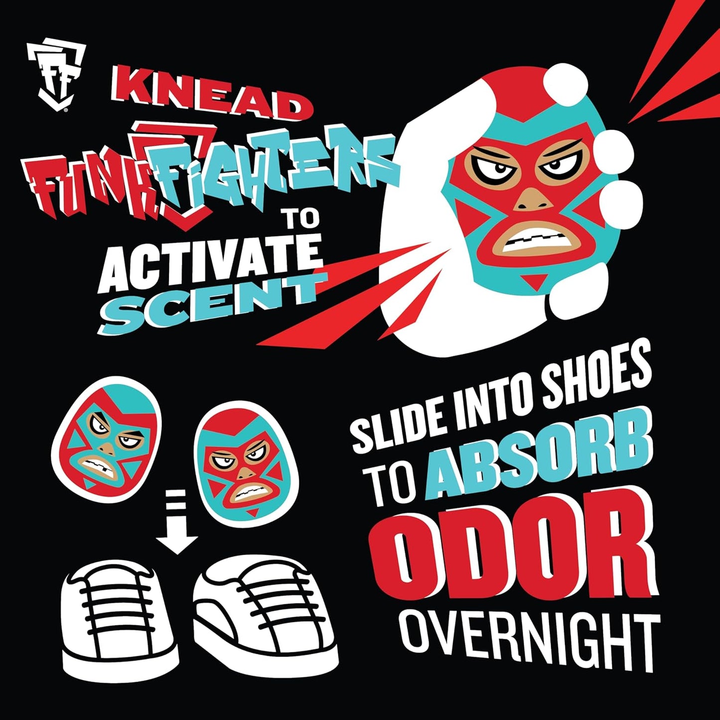 Funk Fighters Bamboo Charcoal Odor Absorbing Shoe Inserts (2 Count)