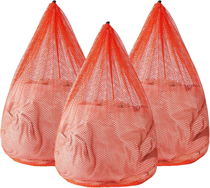 3 Pack XXL Mesh Laundry Bags for Delicates, Extra Large Laundry Wash Bags for Clothes,Bed Linen,Toys with Drawstring Closure Sturdy(3 XXLarge 28 x 26 Inches)