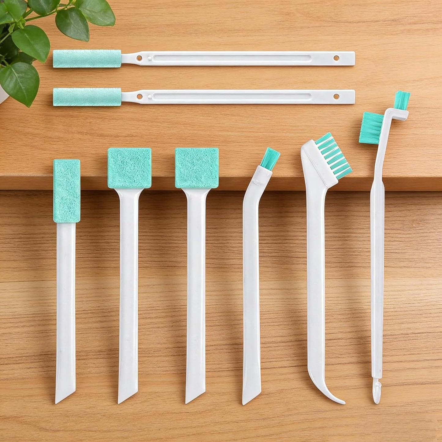 8pcs Small Cleaning Brushes, Deep Detail Crevice Cleaning Tool Set, Tiny Micro Scrub Cleaner for Gap Keyboard Corner, Household Essentials for Kitchen & Bathroom, Gift for New Home