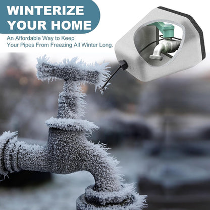 Outdoor Faucet Covers for Winter Freeze Protection, Foam Spigot Covers Winter Insulated for Outside,Hose Bib Cover for Winter (2 Pack)