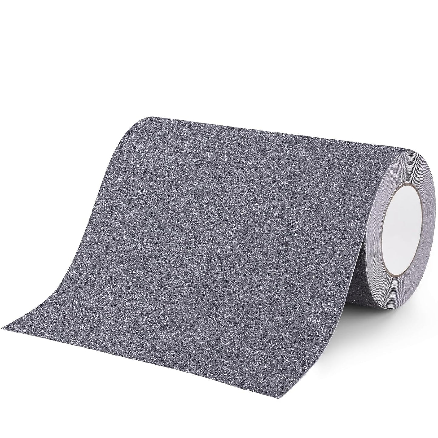 Qingluan Grip Tape, Heavy Duty Anti Slip Tape for Stairs Outdoor/Indoor Waterproof 4" x 33 ft, Safety Non-Slip Roll for Stair Step Traction Treads Stair Non Slip Strips Grey