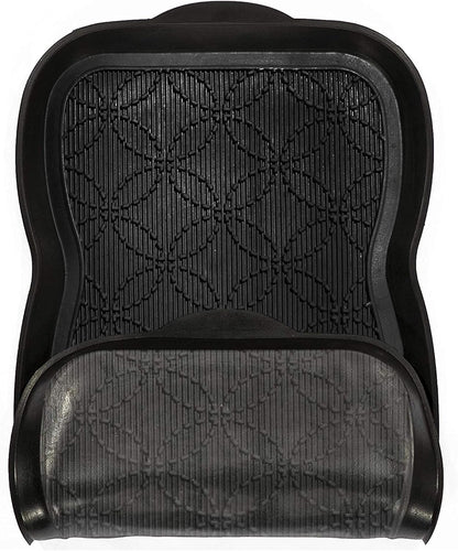 A1HC Heavy Duty Flexible and Durable 100% Rubber Hello Triangle Boot Trays Multi-Purpose for Shoes, Pets, Garden - Mudroom, Entryway, Garage and Scraper Doormat 21.6" X 21.6"