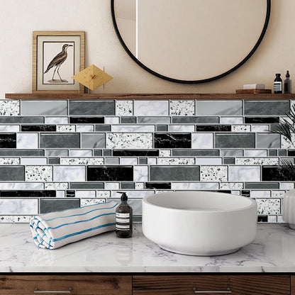 WENMER Peel and Stick Backsplash Wallpaper, Kitchen Backsplash Wallpaper, Kitchen Peel and Stick Wall Paper, Tile Contact Paper for Countertop, Bathroom 17.7"x 78.7"