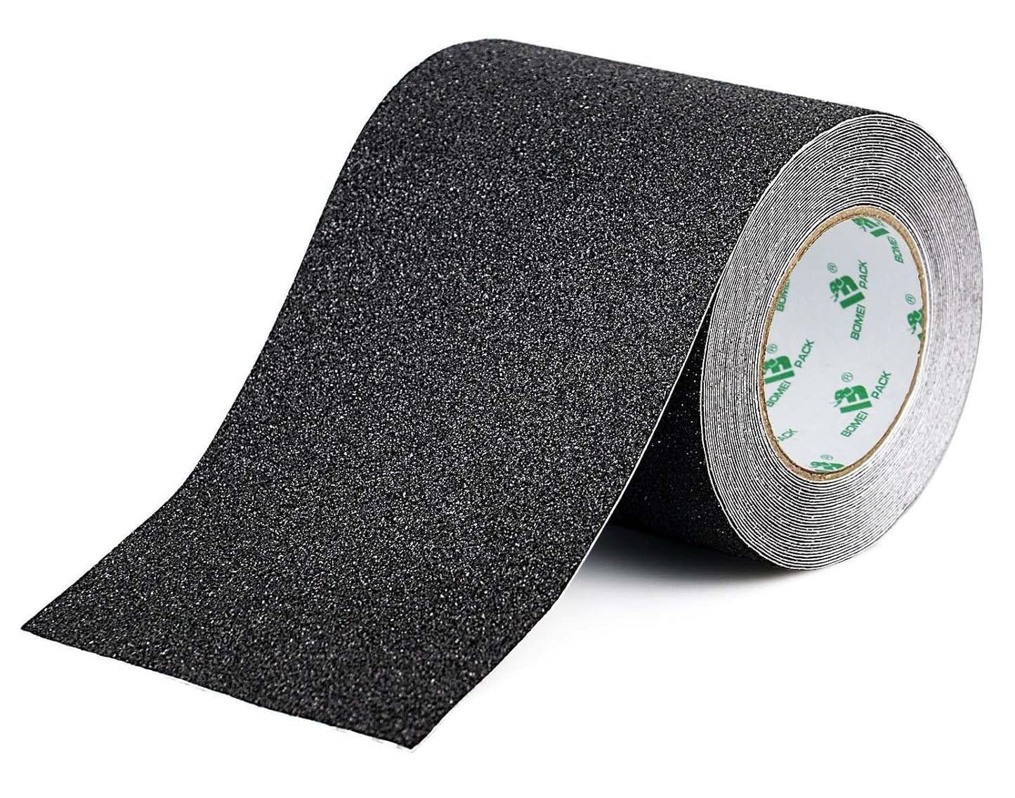 BOMEI PACK Black Anti Slip Tape, 4 Inch x 33 Foot Non-Slip Traction Grip Tape for Stairs, Waterproof Stair Treads Grip Non Slip, Non Skid Tape for Steps, Outdoor Black Grip Tape