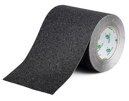 BOMEI PACK Black Anti Slip Tape, 4 Inch x 33 Foot Non-Slip Traction Grip Tape for Stairs, Waterproof Stair Treads Grip Non Slip, Non Skid Tape for Steps, Outdoor Black Grip Tape