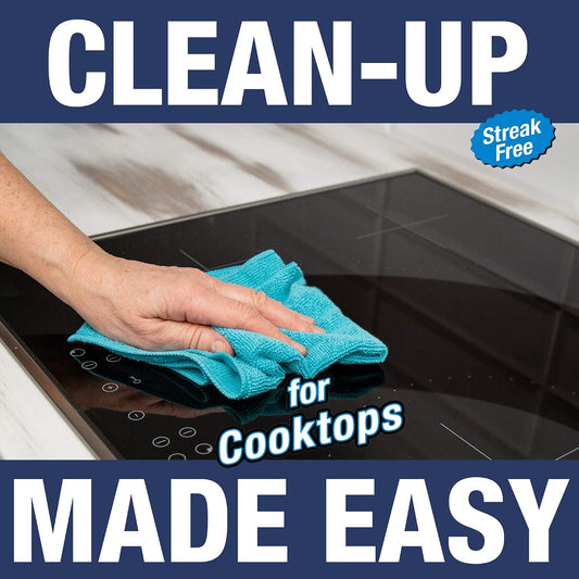 MiracleSpray for Microwave and Cooktop, Easily Removes Food and Grime Buildup, Safe and Convenient Stove Top Cleaner, Great for Home and Kitchen Use - 16 Fl Oz