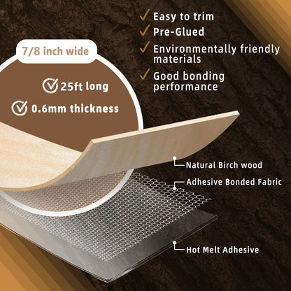 GSCIT Club Wood Grain Repair Tape, 2.4 inch X 15ft Self Adhesive Maple Grain Repair Patch for Tables, Chairs, Baseboards, Doors, Windows, Floors, Handicraft DIY. - Colors A