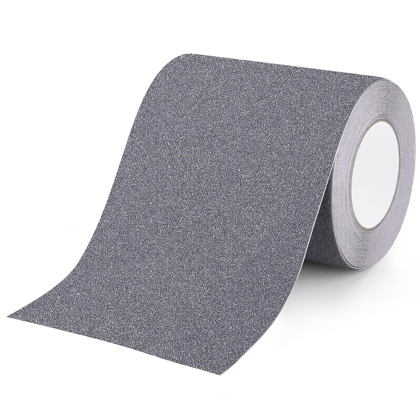 Qingluan Grip Tape, Heavy Duty Anti Slip Tape for Stairs Outdoor/Indoor Waterproof 4" x 33 ft, Safety Non-Slip Roll for Stair Step Traction Treads Stair Non Slip Strips Grey