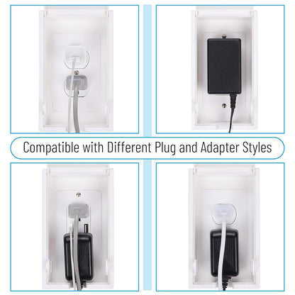 Bates Baby Safety Outlet Cover Box - Plug Covers for Electrical Outlets, Child Proof Outlet Cover, Socket Covers for Outlets