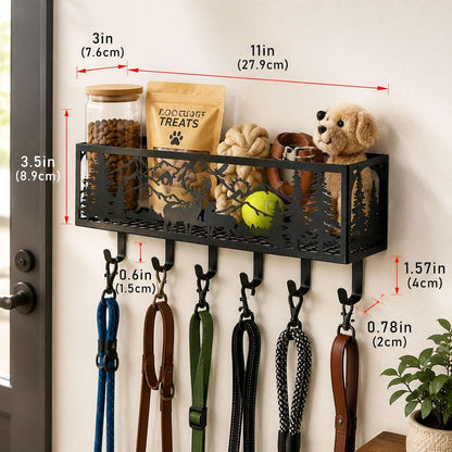Deer Mountain Metal Key Holder Wall Mount Key Holder for Wall Rustic Cabin Decor Key Rack Hooks Hanger Woodland Wildlife Wall Art Entryway Organizer Housewarming Hunting Gifts
