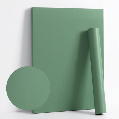 Dimoon 118''x17.7'' Green Peel and Stick Wallpaper Contact Paper Modern Self Adhesive Wall Paper Removable Renter Friendly Textured Solid Color Shelf Cabinet Vinyl Roll (118''x17.7'',Dark Green) - Colors B