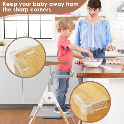12 Pack Corner Protector Baby - New & Improved Edge Protector for Baby, Furniture Corner Edge Safety Bumpers, Clear Baby Proof Corners and Edges, Cushion to Cover Sharp Furniture & Table Edges