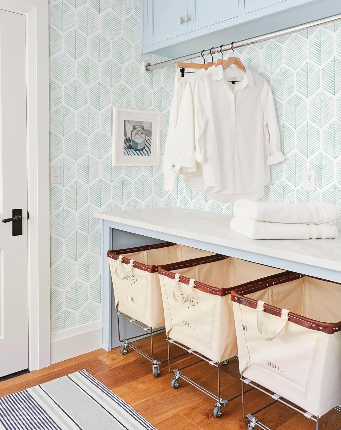 MelunMer 118In L 17.3In W Modern Peel and Stick Wallpaper Boho Contact Paper for Cabinets/Drawers Self Adhesive Removable Wallpaper for Bedroom/Bathroom Waterproof Geometric Contact Paper Beige/White
