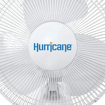 Hurricane Classic 6 Inch Clip Fan, 2 Speed Portable Desk Table Fan with Tilt, White