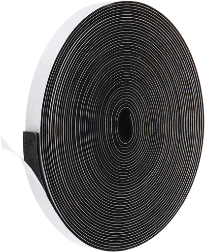 PATIKIL Weather Stripping Door Seal Strip, 3/8 Inch x 1/4 Inch x 32 Ft Self Adhesive Soundproof High Density Foam Tape Insulation for Door Window Air Conditioning, White - Colors A