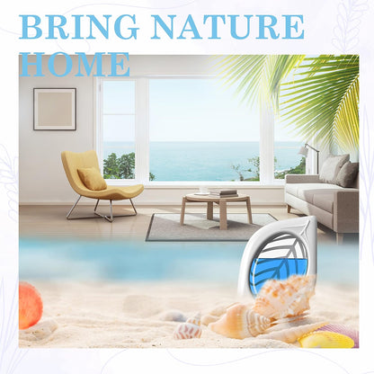 Air Freshener for Home, 4 Pack, Eucalyptus & Mint, Odor Eliminator for Small Area Closets Bathroom Pets Strong Odor, Up to 120 Days