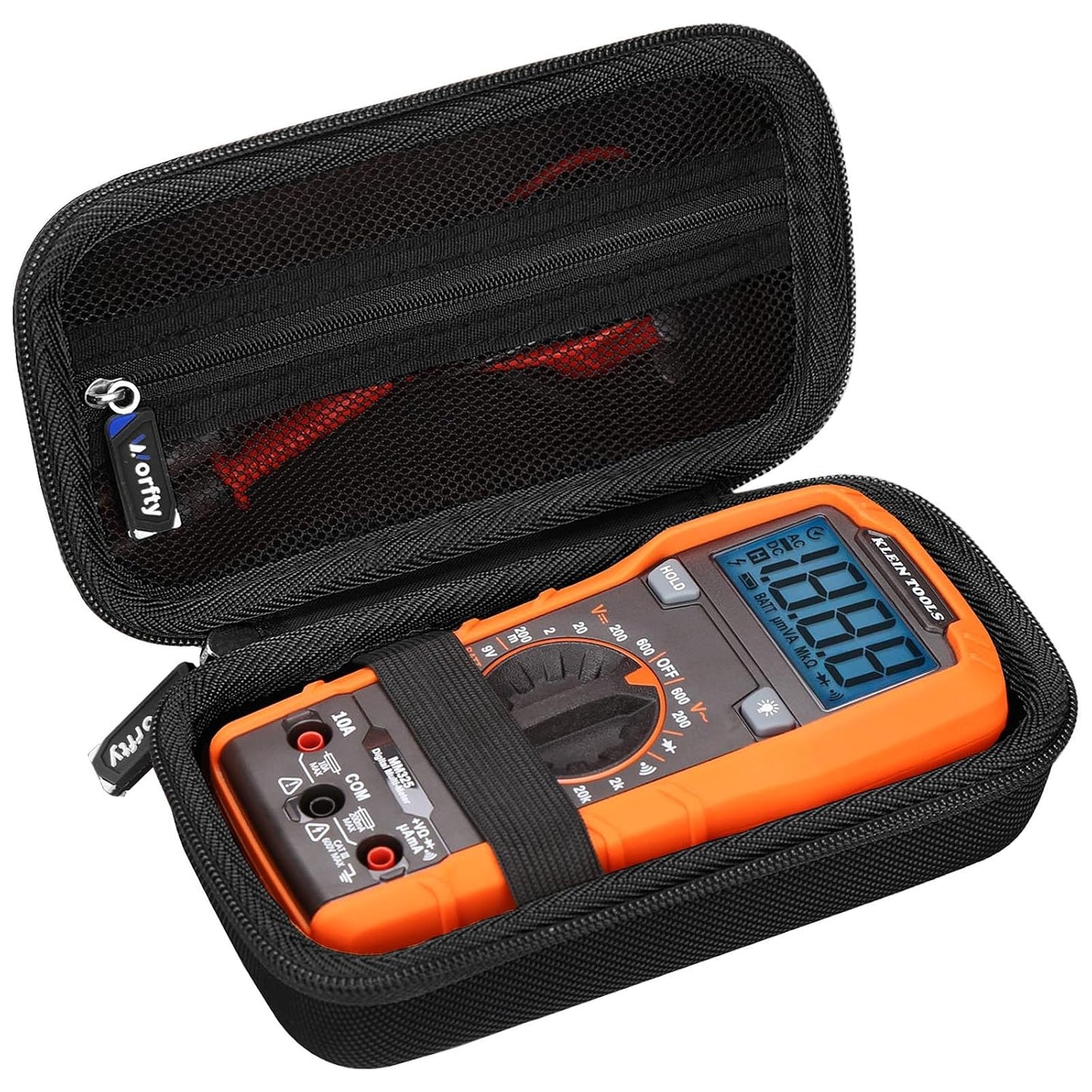 Hard Multimeter Case for Klein MM325/MM420/MM400/MM300/Fluke 117/Fluke 115, Portable Bag for ET140/80023P(Case Only)