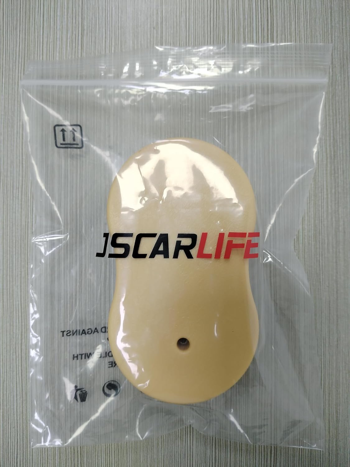JSCARLIFE Car Interior Cleaning Brush, Deep Scrub Upholstery Scrubber, Soft Bristle Heavy Duty Handheld Scrub Brush for Car, Furniture, Sofa