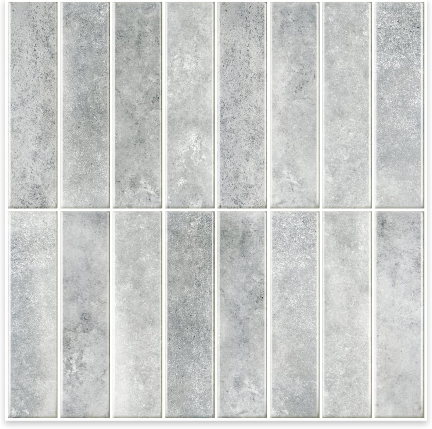 Alwayspon 10 Sheets 12x12inch Beige 3D Vinyl Backsplash Tiles, Self-Adhesive Peel and Stick Wall Tile Stickers Stick on Subway Tiles for Kitchen Bathroom Wall