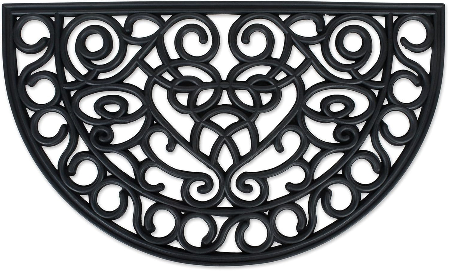 DII Rubber Doormats Collection All Weather, 18x30, Lattice